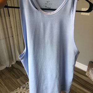 Light Blue Nike Running Tank Top